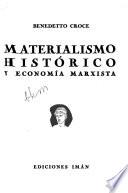 Materialismo histórico y economía marxista
