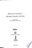 Materials de Toponimia