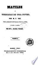 Matilde, ó, Memorias de una joven