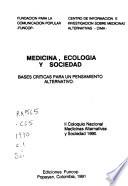 Medicina, ecología y sociedad