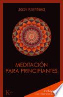 Meditación para principiantes