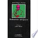 Meditaciones del Quijote