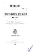 Memoria acerca de la Exposición Universal de Filadelfia en 1876