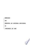 Memoria al Congreso