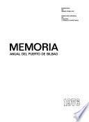 Memoria anual del puerto de Bilbao