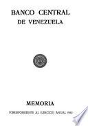 Memoria - Banco Central de Venezuela