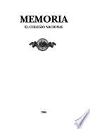 Memoria de el Colegio Nacional