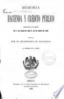 Memoria de hacienda y crédito público