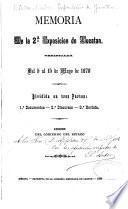 Memoria de la 2a Exposicion de Yucatan