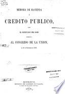 Memoria de la Secretaría de Hacienda y Crédito Público