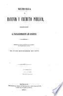 Memoria de la Secretaría de Hacienda y Crédito Público