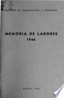 Memoria de labores