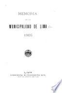 Memoria de municipalidad