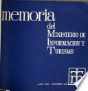Memoria del Ministerio de Información y Turismo