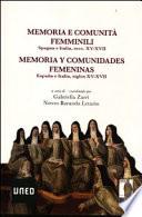 Memoria e comunità femminili