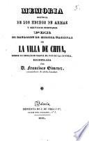 Memoria histórica de los hechos de armas y servicios prestados por el batallón de Milicia Nacional de la villa de Chiva