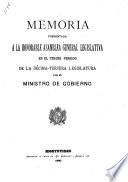 Memoria ...