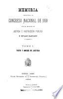 Memoria presentada al H. Congreso Nacional, correspondiente al año de ..., por el Ministro de Justicia e Instrucción Pública