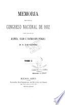 Memoria presentada al H. Congreso Nacional, correspondiente al año de ..., por el Ministro de Justicia e Instrucción Pública