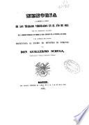 Memoria que comprende el resumen de los trabajos verificados en el año de 1853 por las diferentes secciones de la Comisión encargada de formar el Mapa Geológico de la provincia de Madrid y el general del Reino