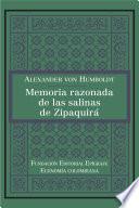 Memoria razonada de las salinas de Zipaquirá
