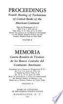 Memoria - Reunión de Técnicos de los Bancos Centrales del Continente Americano