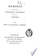 Memoria sobre a formação natural das cores