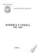 Memoria [y] cuenta - Ministerio de Transporte y Comunicaciones