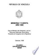Memoria y cuenta - Ministerio del Ambiente y de los Recursos Naturales Renovables