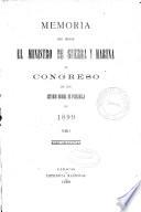 Memoria y cuenta que el Ministerio de la Defensa de la República de Venezuela presenta al Congreso Nacional