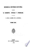Memorial Histórico Espanol; Colección de Documentos, Opúsculos y Antigüedades