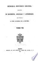 Memorial Histórico Espanol; Colección de Documentos, Opúsculos y Antigüedades
