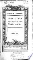 Memorial Literario o Biblioteca Periodica de ciencias, literatura y artes