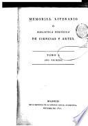 Memorial literario, ó , Biblioteca periódica de ciencias y artes