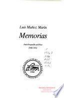 Memorias: 1940-1952