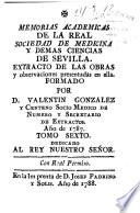 Memorias academicas de la Real Sociedad de medicina y demas ciencias de Sevilla