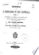 Memorias de D. Fernando IV de Castilla