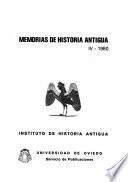 Memorias de historia antigua
