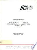 Memorias de la III Reunion de la Comision Interamericana de Salud Animal (COINSA III)