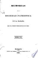 Memorias de la Real Sociedad Patriótica de la Habana