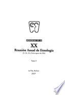 Memorias de la XX reunión anual de etnología