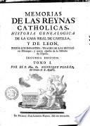 Memorias de las reynas catholicas