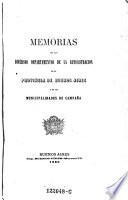 Memorias de los diversos departamentos de la administracion de la provincia de Buenos Aires y de las municipalidades de Campana