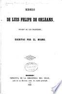 Memorias de Luis Felipe de Orleans, ex-rey de los franceses