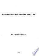 Memorias de Quito en el siglo XX