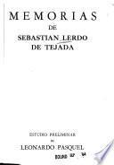 Memorias de Sebastián Lerdo de Tejada