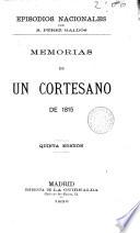 Memorias de un cortesano de 1815