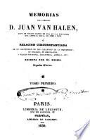 Memorias del coronel d. Juan van Halen