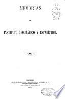 Memorias del Instituto Geográfico y Estadístico