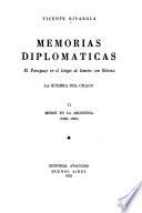 Memorias diplomáticas: Misión en la Argentina, 1929-1936